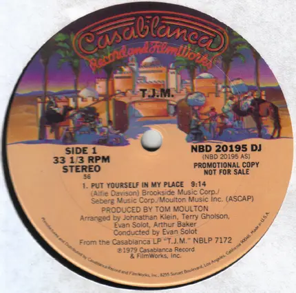 T.J.M. - Put Yourself In My Place / I Don't Need No Music
