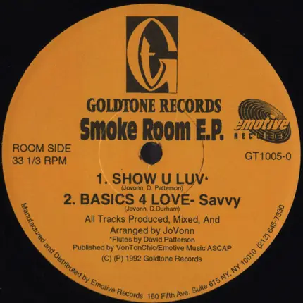T.Lavora - Smoke Room E.P.
