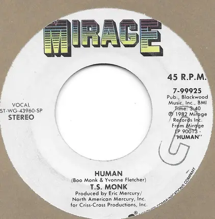 T.S. Monk - Stand / Human
