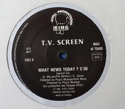 T.V. Screen - What News Today ?