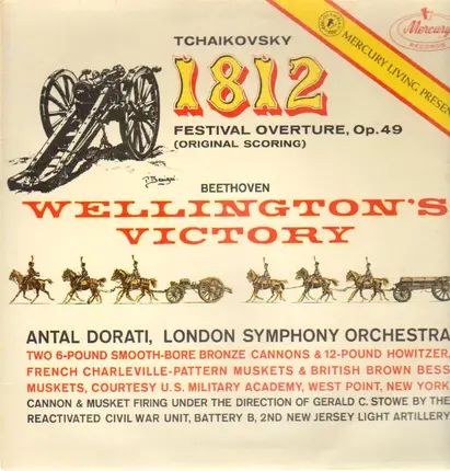 Tchaikovsky / Beethoven - 1812 / Wellington's Victory,, Dorati, LSO
