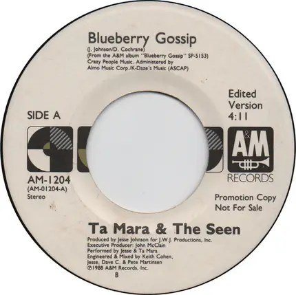 Ta Mara & The Seen - Blueberry Gossip
