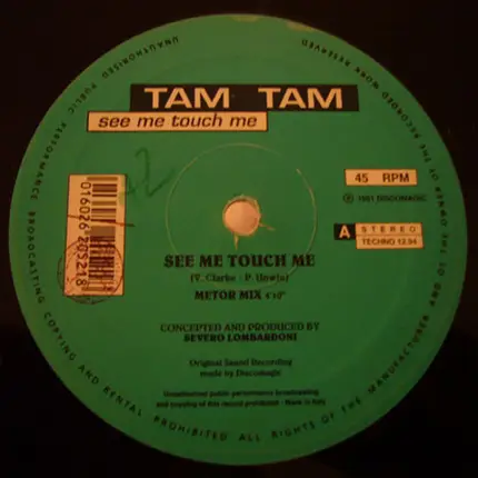 Tam Tam - See Me Touch Me