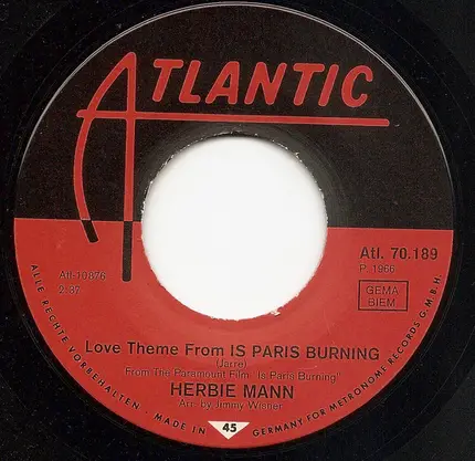 Tamiko Jones With Herbie Mann - A Man And A Woman