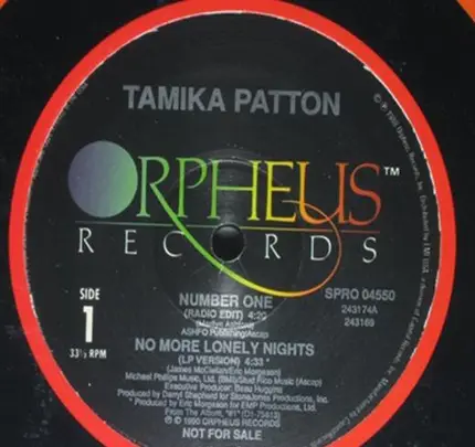 Tamika Patton - Number One