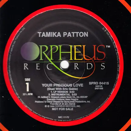 Tamika Patton - Your Precious Love / No More Lonely Nights