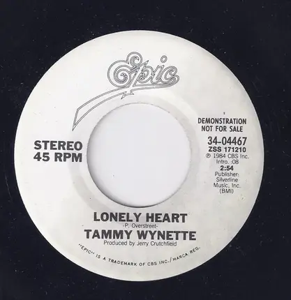 Tammy Wynette - Lonely Heart
