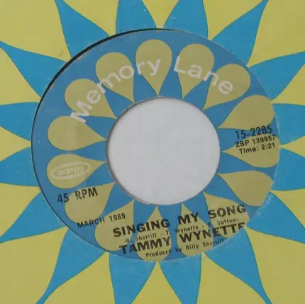 Tammy Wynette - ‎D-I-V-O-R-C-E / Singing My Song