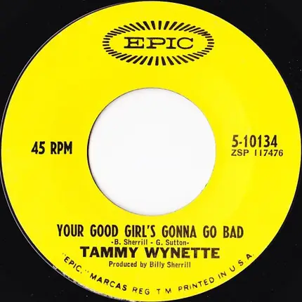Tammy Wynette - Send Me No Roses / Your Good Girl's Gonna Go Bad