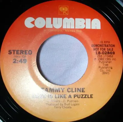 Tammy Cline - Love Is Like A Puzzle