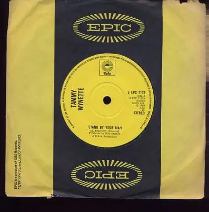 Tammy Wynette - Stand By Your Man / Your Good Girl's Gonna Go Bad