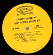 LP - Tammy Wynette - Tammy's Greatest Hits