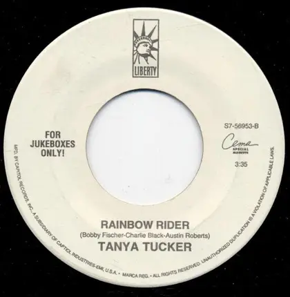 Tanya Tucker - It's A Little Too Late