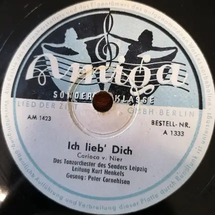 Tanzorchester des Senders Leipzig - Ich Lieb' Dich / Vaquero
