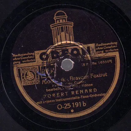 Tanzorchester Robert Renard - Akrobatik / Donna Juanita