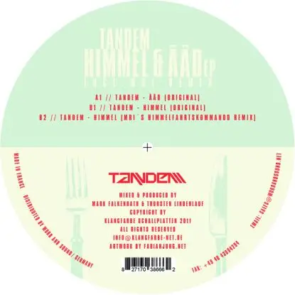 Tandem - Himmel & ääd Ep, Mri Remix