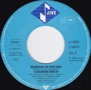 7inch Vinyl Single - Tangerine Dream - Warsaw In The Sun
