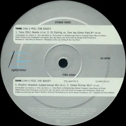 Tank - Can U Feel The Bass?