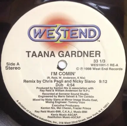 Taana Gardner - I'm Comin' (Remixes)