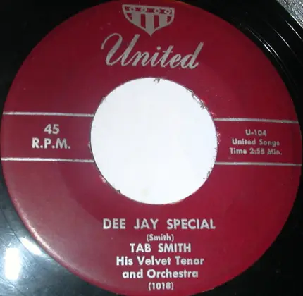 Tab Smith Orchestra - Because Of You / Dee Jay Special