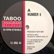 12inch Vinyl Single - Taboo - Number 6