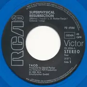 7inch Vinyl Single - Taco - Superphysical Resurrection - Blue