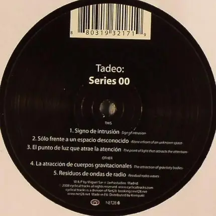 Tadeo - SERIES 00