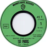 7inch Vinyl Single - Taï Phong - Sister Jane / Crest