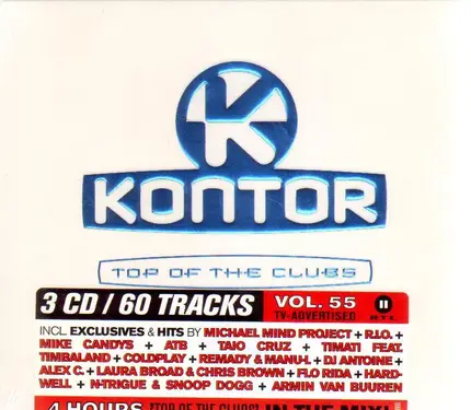 Taio Cruz / Pirupa / Amna a.o. - Kontor Top Of The Clubs Vol. 55