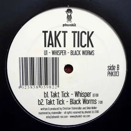 Takt Tick - U1 - Whisper - Black Worms