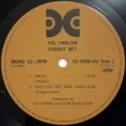 LP - Tal Farlow - Fuerst Set - MONO + INSERT