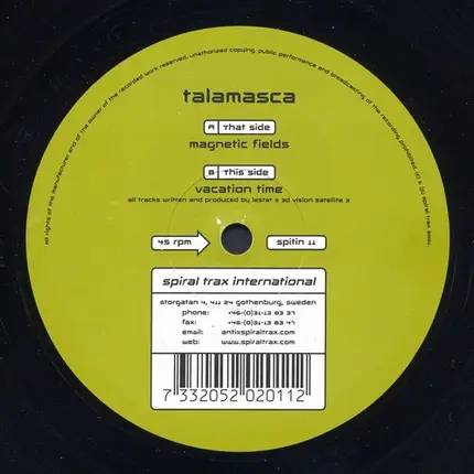 Talamasca - Magnetic Fields