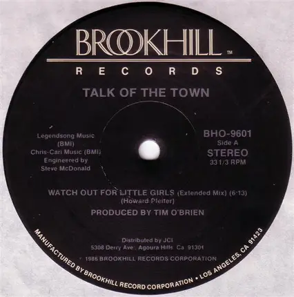 Talk Of The Town - Watch Out For Little Girls