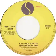 7inch Vinyl Single - Talking Heads - Once In A Lifetime