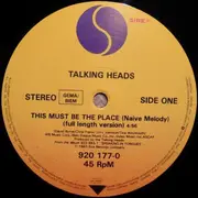 12inch Vinyl Single - Talking Heads - This Must Be The Place (Naive Melody)