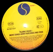 LP - Talking Heads - More Songs About Buildings And Food