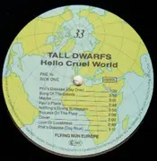 LP - Tall Dwarfs - Hello Cruel World - GER. ORIGINAL