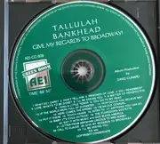 CD - Tallulah Bankhead - Give My Regards To Broadway!