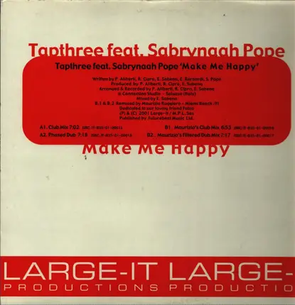 Tapthree Feat. Sabrynaah Pope - Make Me Happy