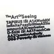 12inch Vinyl Single - Tapirus / D-56m - The Art Of Seeing