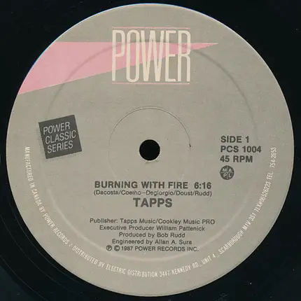 Tapps - Burning With Fire