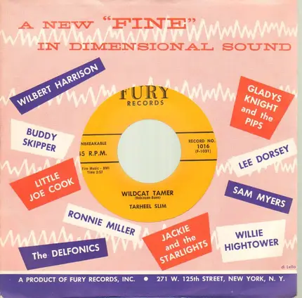 Tarheel Slim - Wildcat Tamer / Number 9 Train