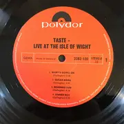 LP - Taste - Live At The Isle  Of Wight