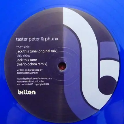 Taster Peter & Phunx - Jack This Tune