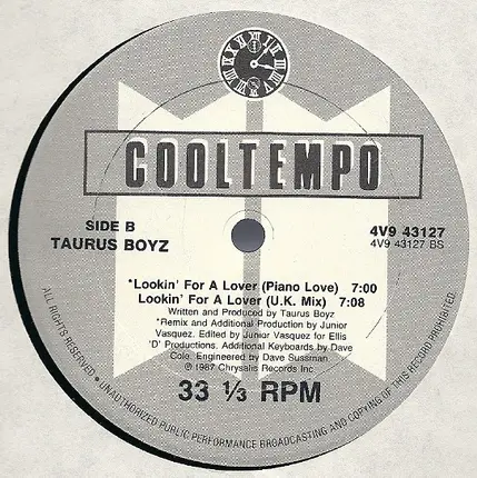 Taurus Boyz - Lookin' For A Lover