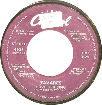Tavares - Love Uprising