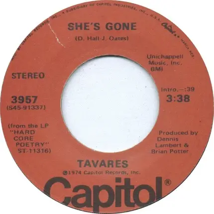 Tavares - She's Gone