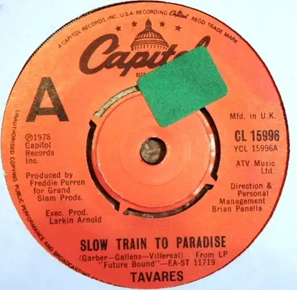 Tavares - Slow Train To Paradise