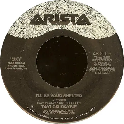Taylor Dayne - I'll Be Your Shelter