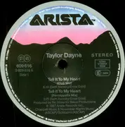 12'' - Taylor Dayne - Tell It To My Heart